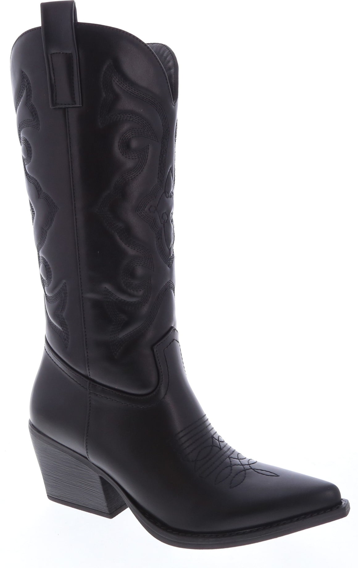 Classic Cowboy Boot (BLACK)