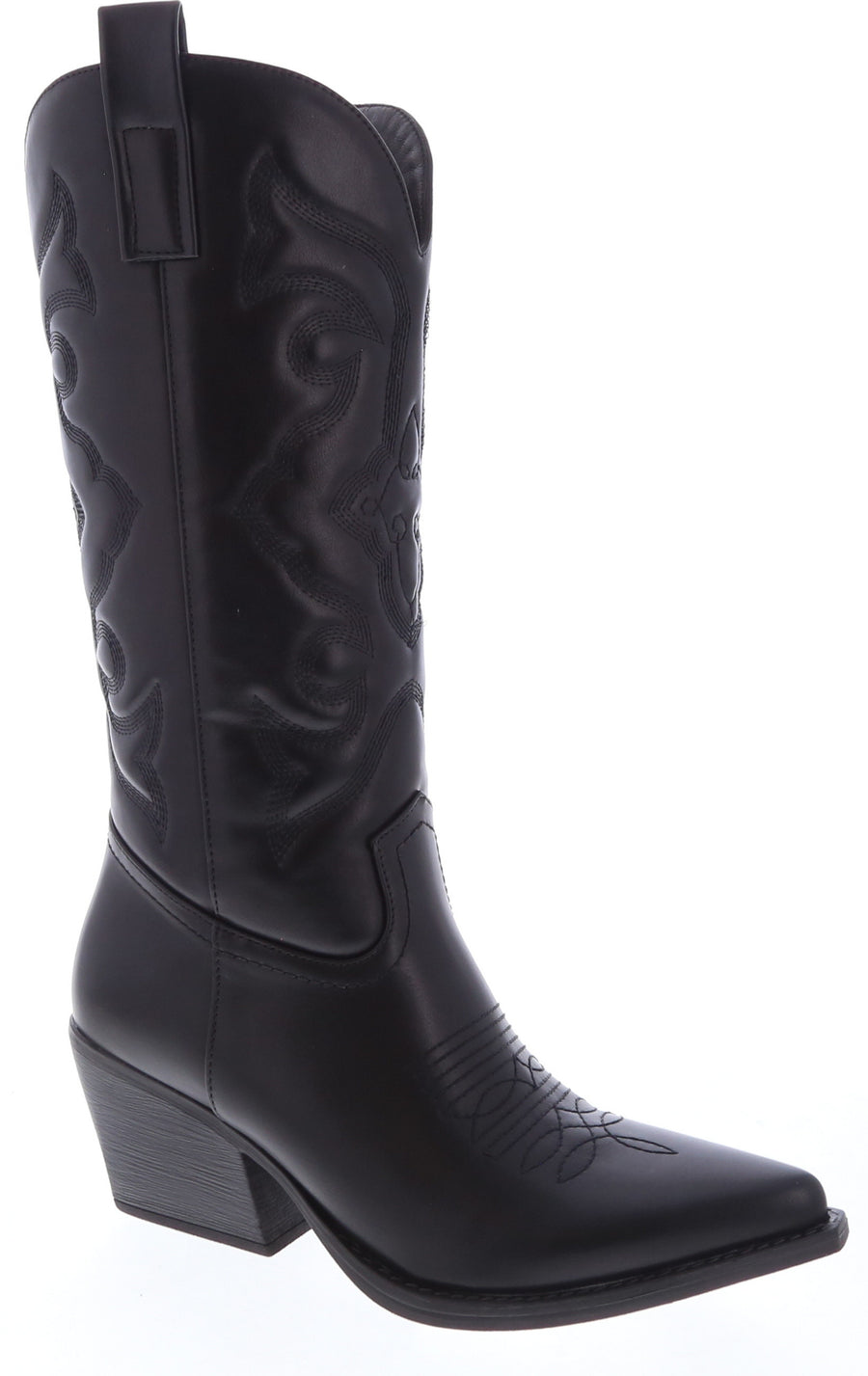 Classic Cowboy Boot (BLACK)