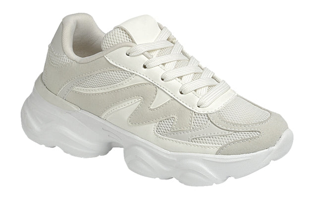 Sporty Comfy Kids Sneaker (BEIGE)
