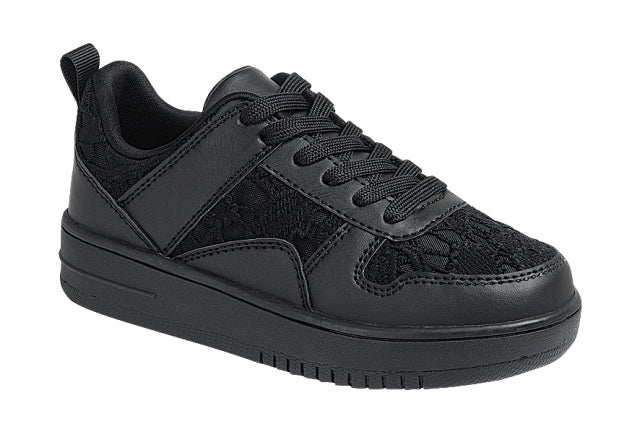 Lace Kids Sneaker (BLACK)