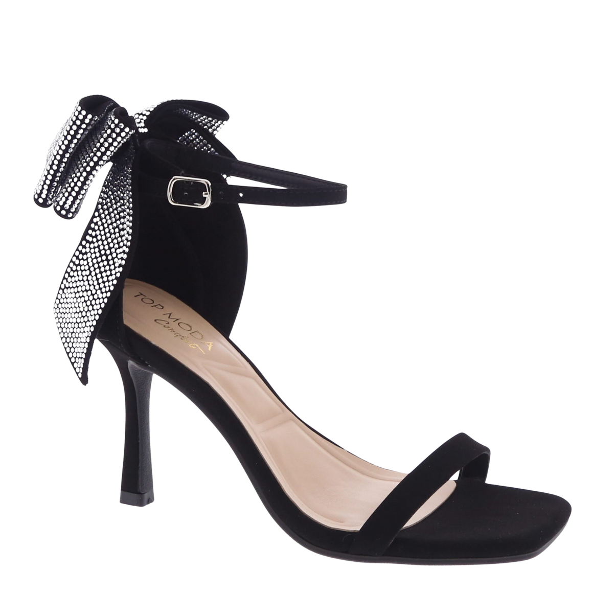 Glam Back Bow Dress Shoe (BLACK)