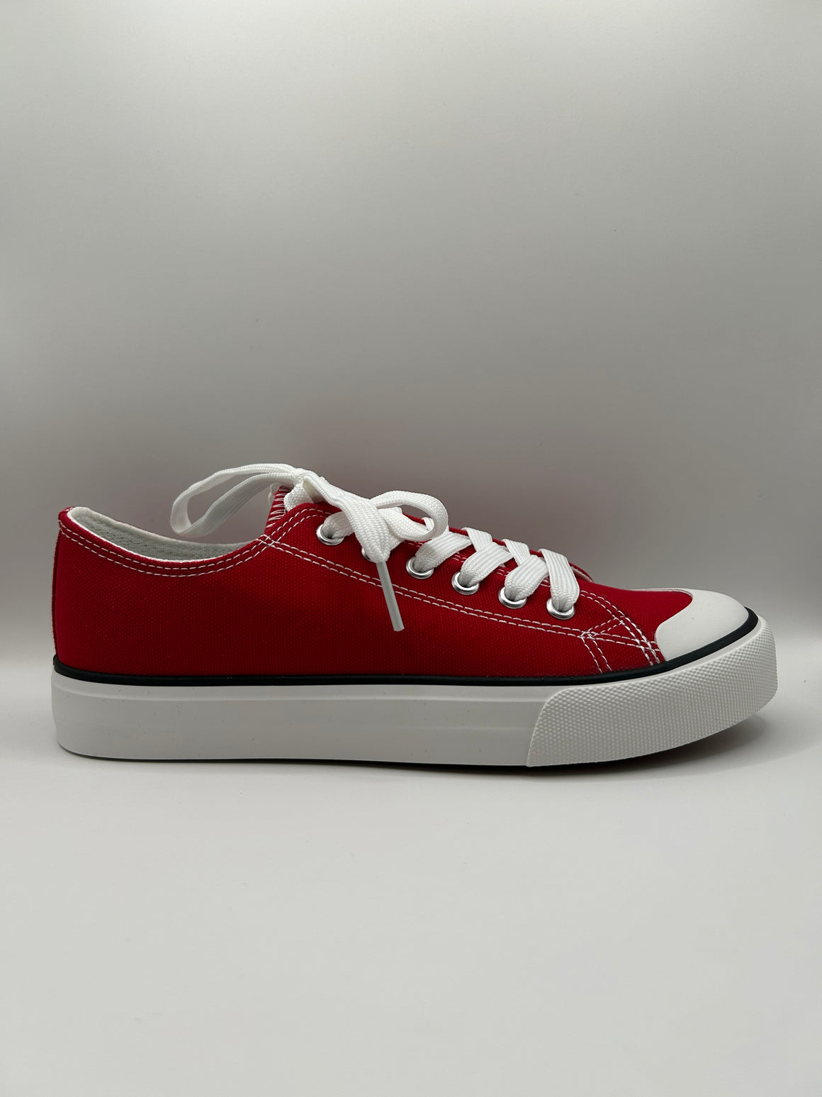 Classic Canvas Sneaker (RED)