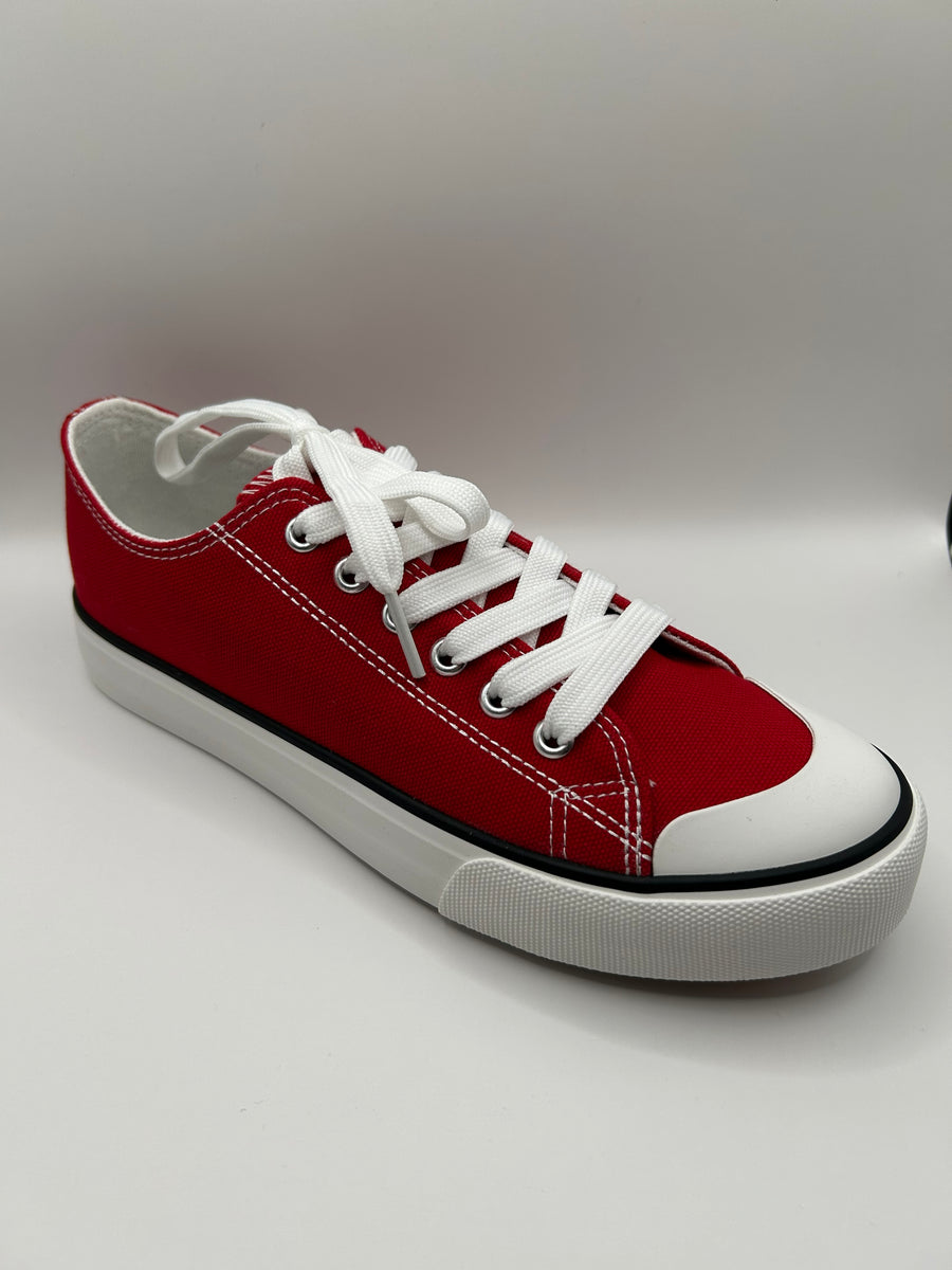 Classic Canvas Sneaker (RED)