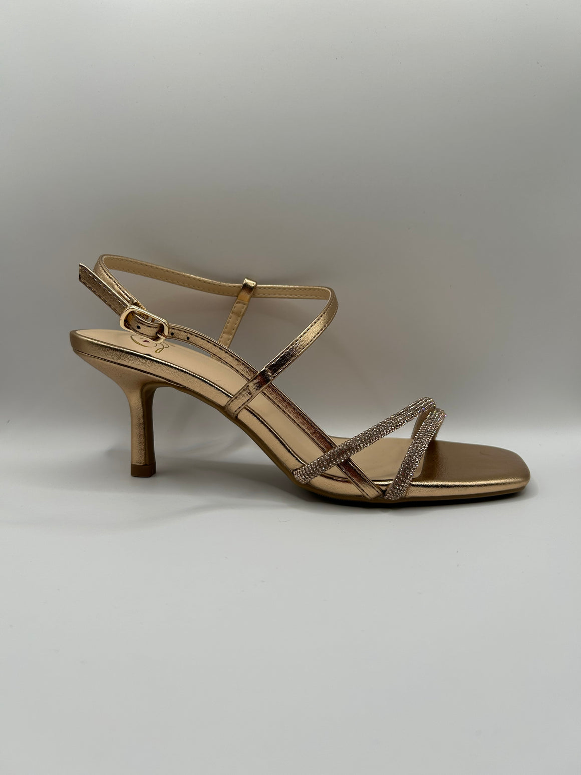 Strappy Mid Kitten Dress Shoe (PENNY)