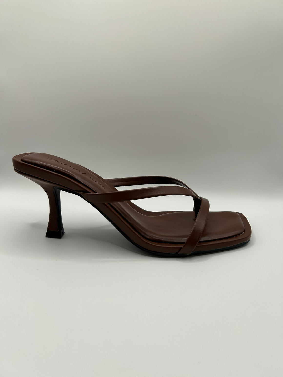 Strappy Flip-Flop Dress Sandal (BROWN)