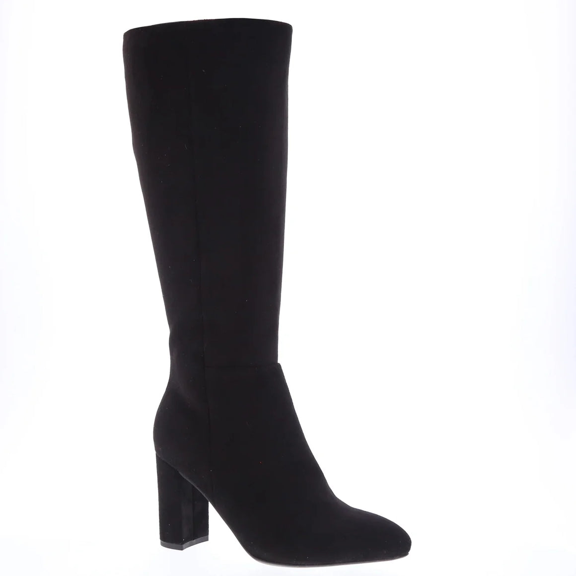 Sleek Micro Suede Dress Boot (BLACK)