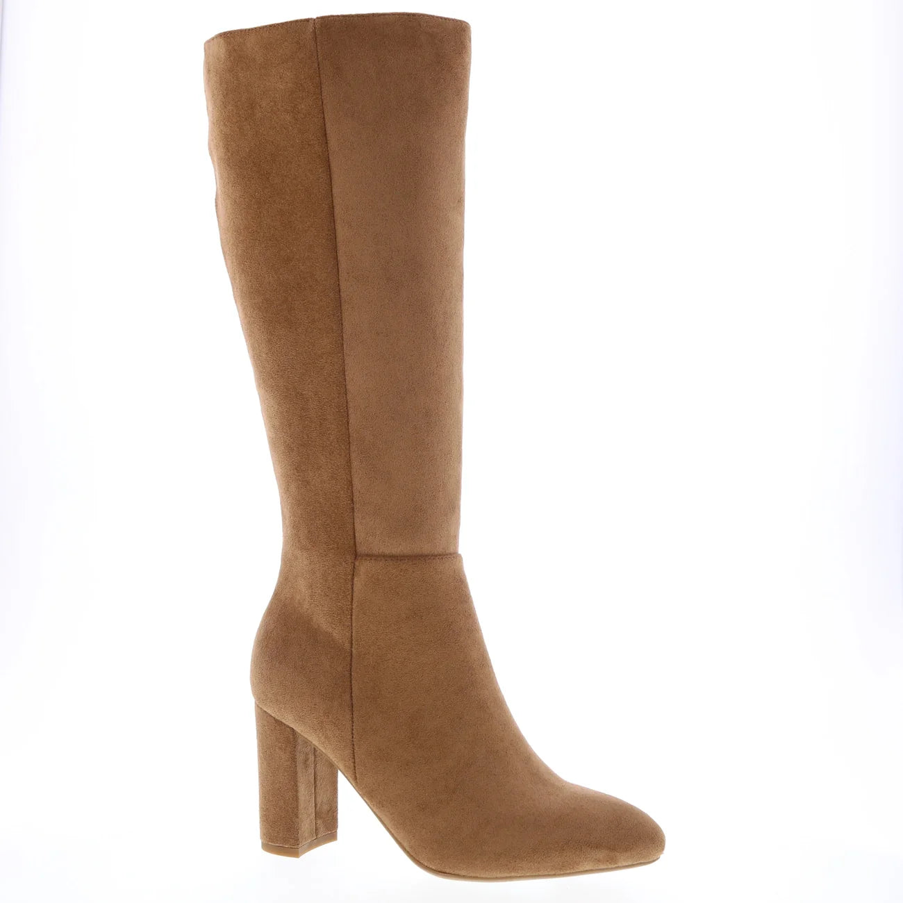 Sleek Micro Suede Dress Boot (CAMEL)