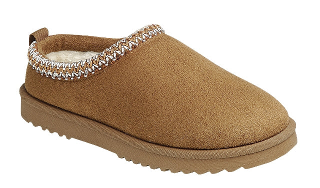 Stitch Lined Unisex/Men Clog Slipper (TAN)