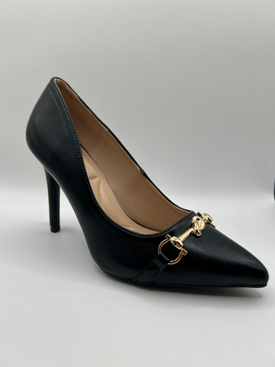 Knotted Bit Pointed Pump (BLACK)