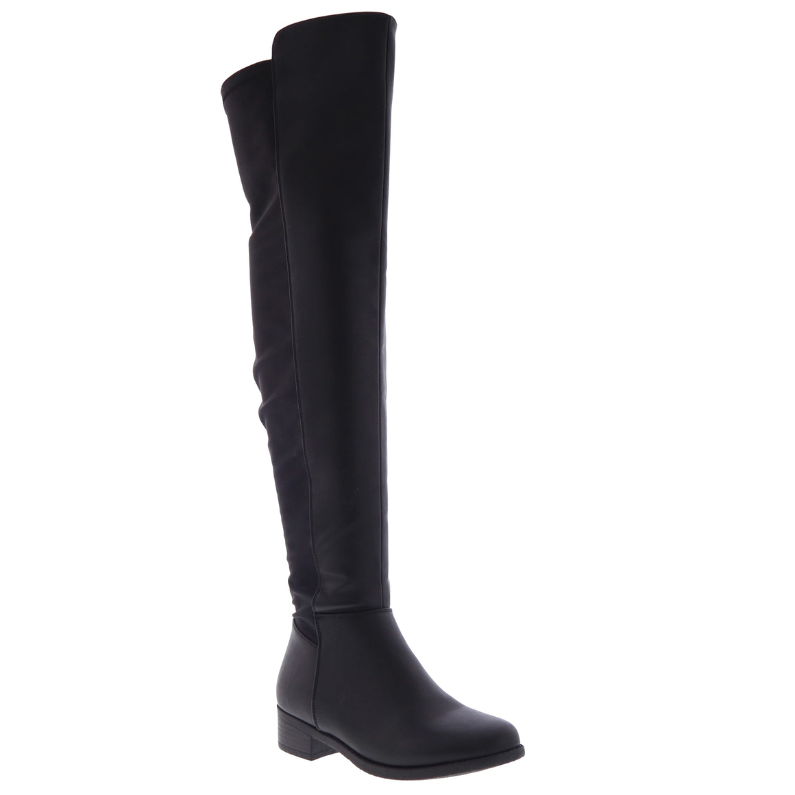 Back Elastic Suede OTK Boot (BLACK)