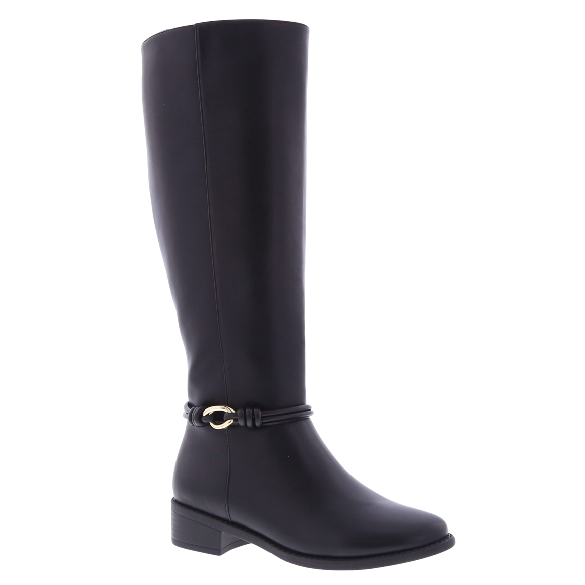 Classic Bungee Strap Riding Boot (BLACK)