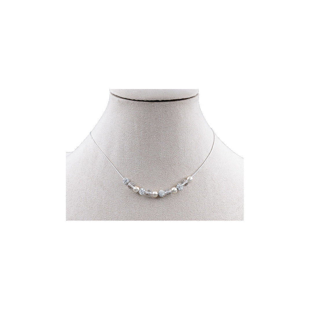 Stainless Steel Fashion Necklace (SILVER TONE)