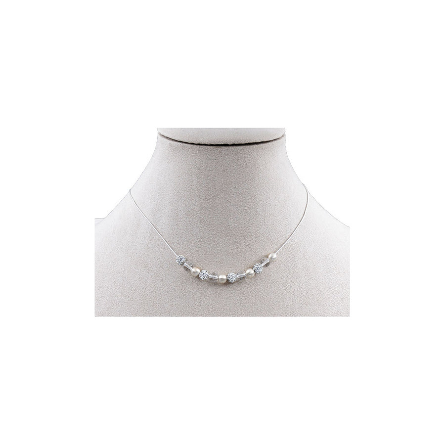 Stainless Steel Fashion Necklace (SILVER TONE)