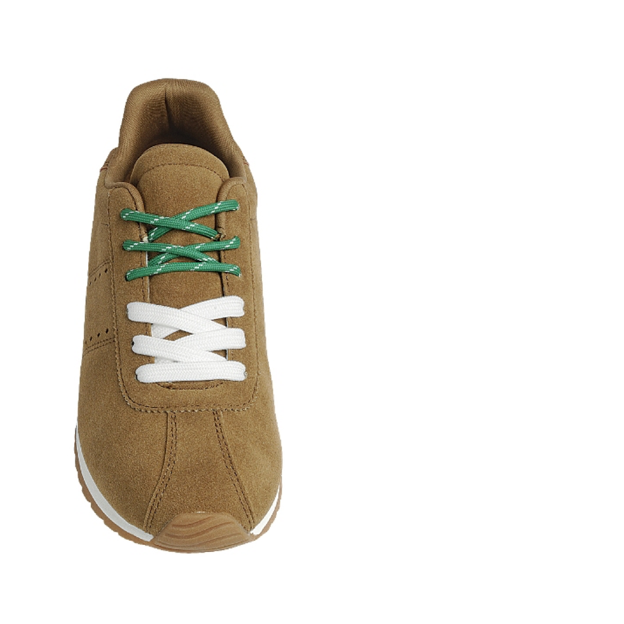 2 Color Lace Casual Sneaker (TAN)