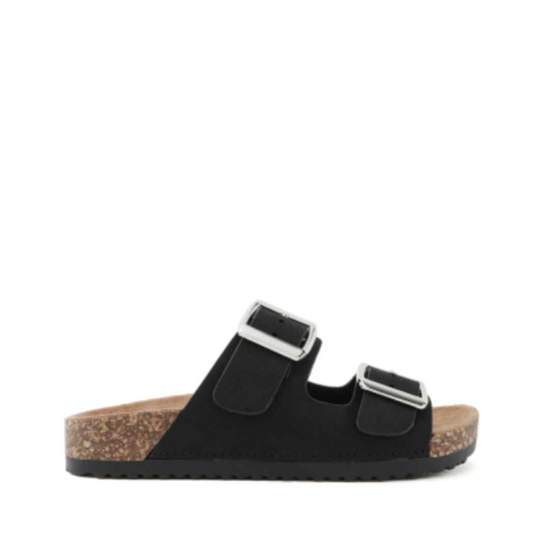 2Buckle Casual Kids Sandal (BLACK)