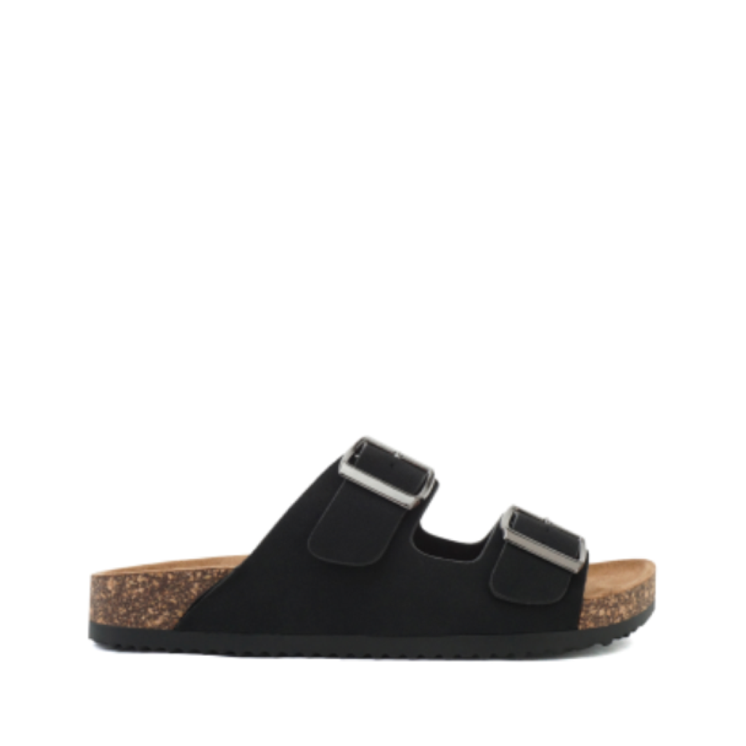 2Buckle Casual Sandal (BLACK)