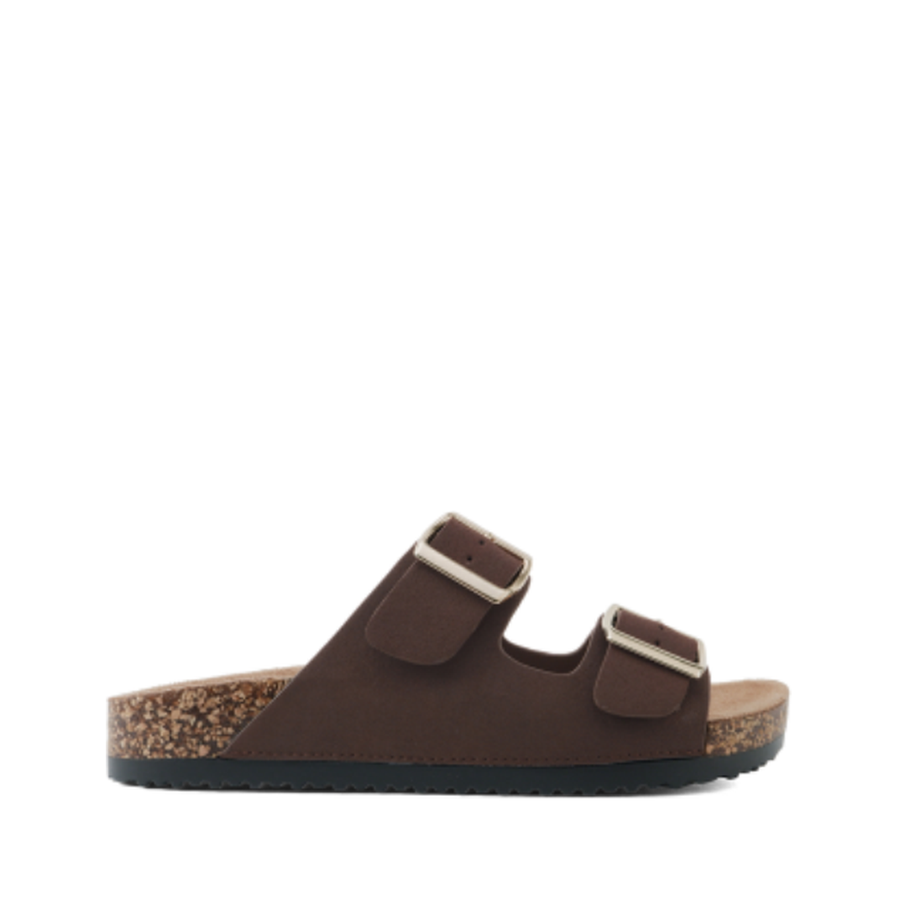 2Buckle Casual Sandal (BROWN)
