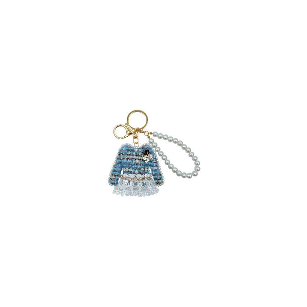 Tweed Jacket KeyChain (BLUE)
