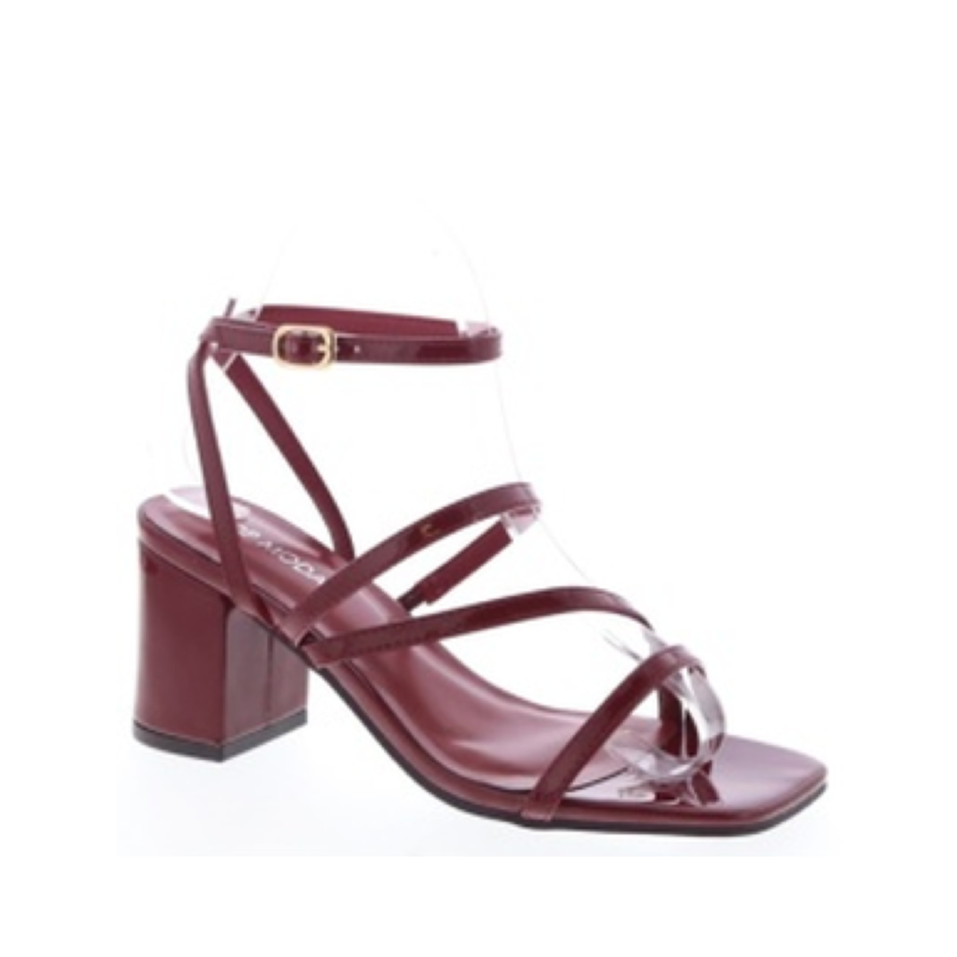3Strap Dressy Sandal (CHERRY)