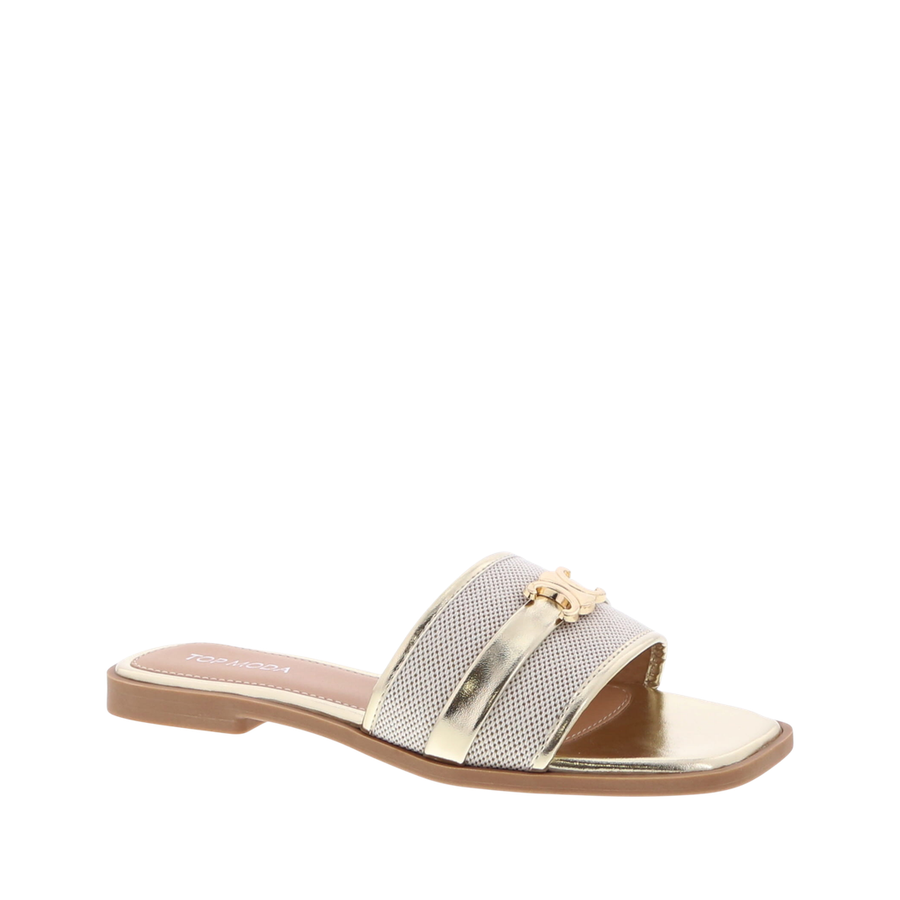 Classic Elegant Slip-On Sandal (GOLD)