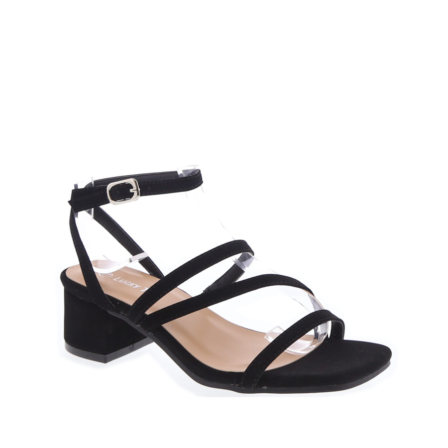 3Strap Kids Dressy Sandal (BLACK)