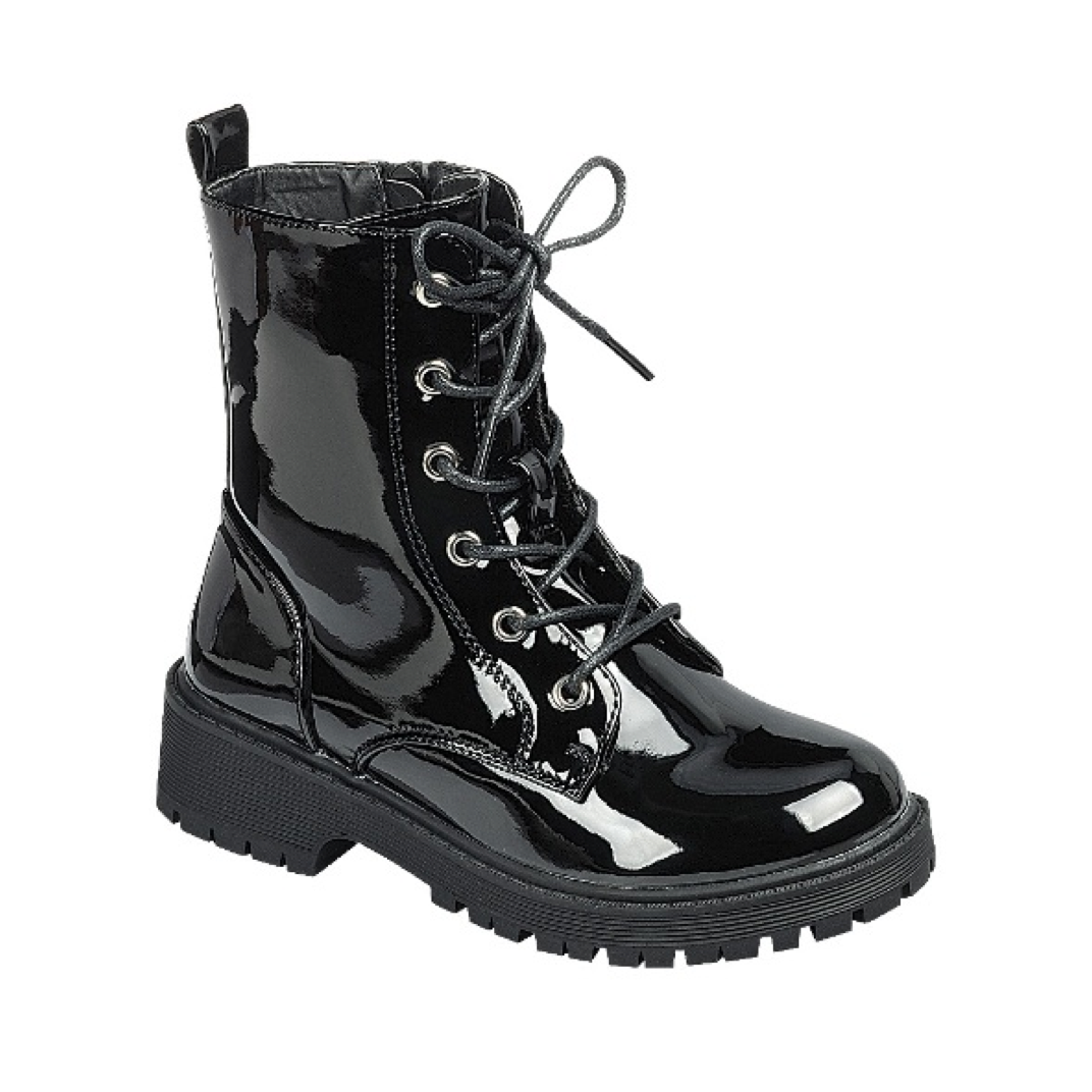 Classic Kids Combat Boot (BLACK)