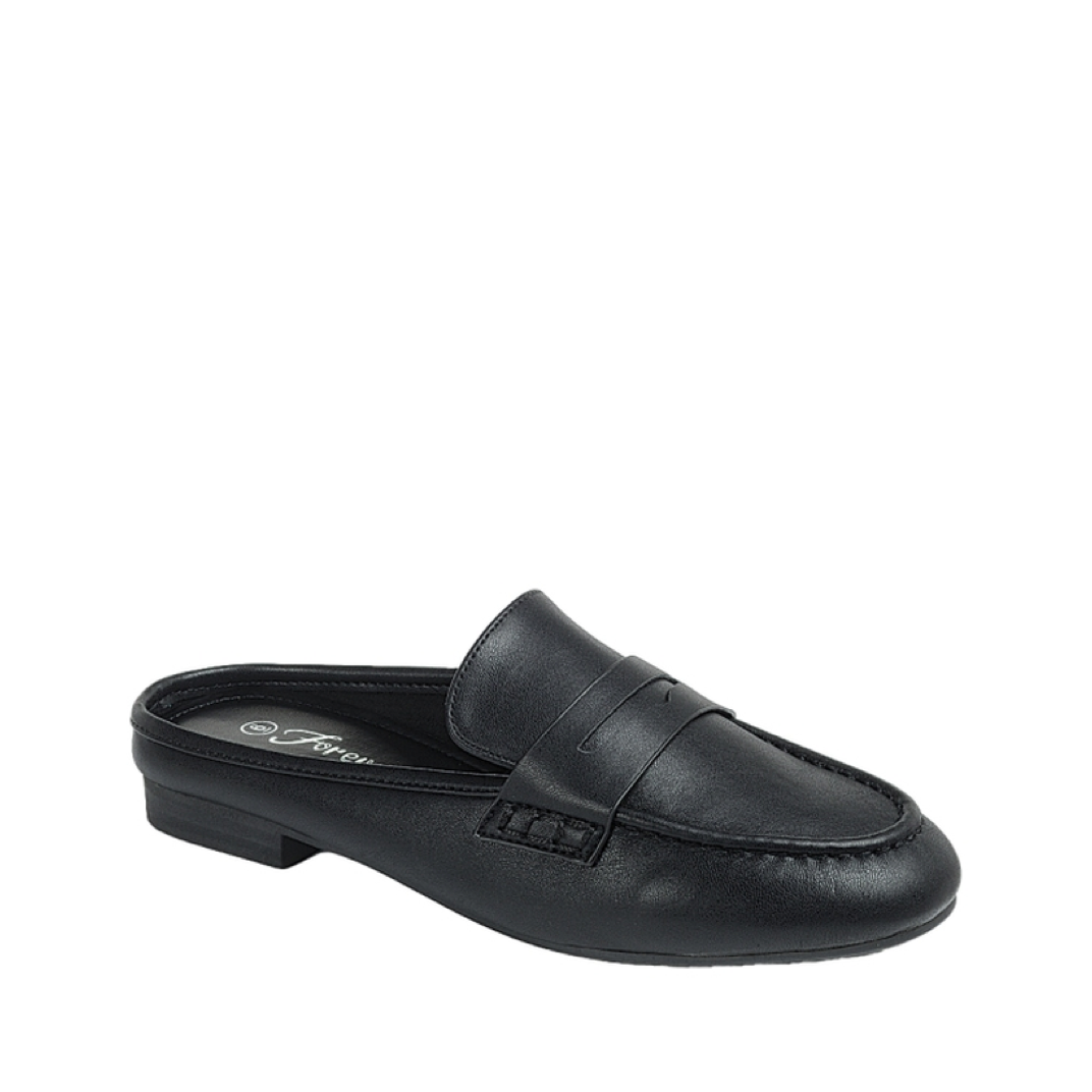 Classic Mule Dress Loafer (BLACK)