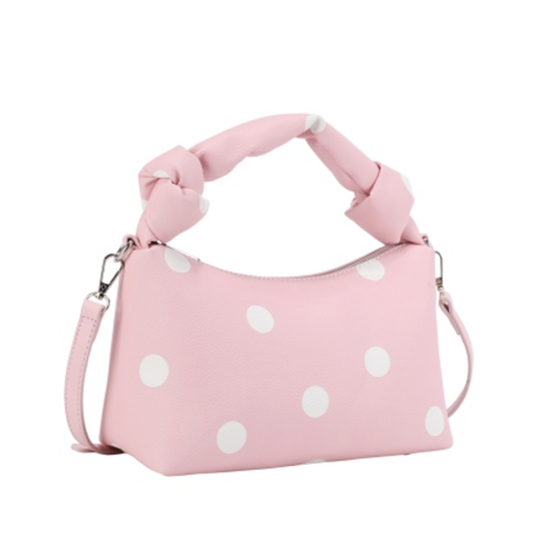 Polka Dot /Crossbody Bag (PINK)