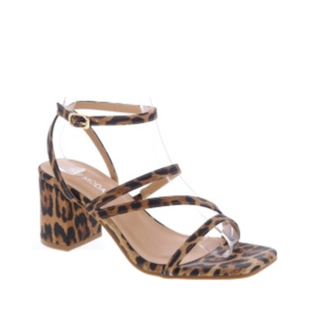 3Strap Dressy Sandal (LEOPARD)