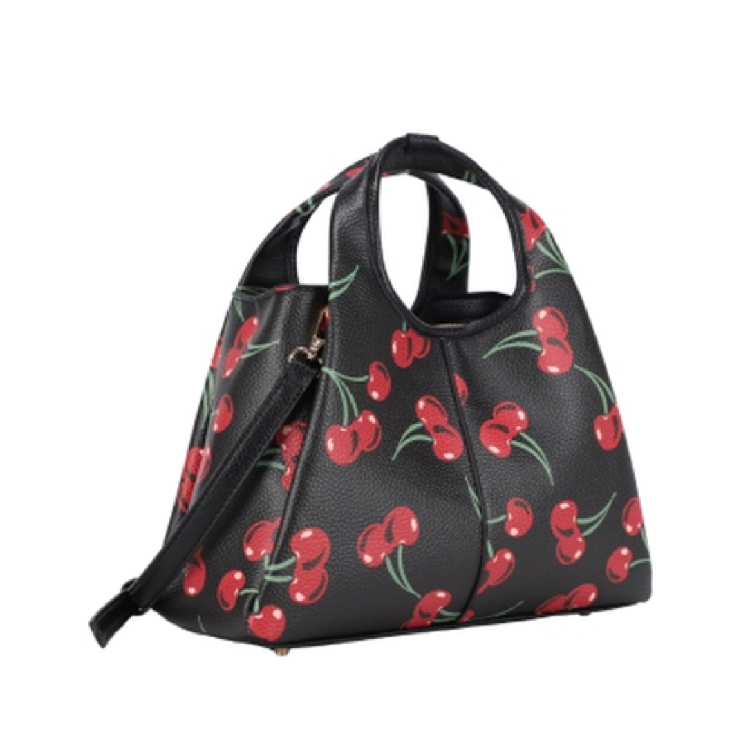 Cherry Triangle 2Way Bag (BLACK)