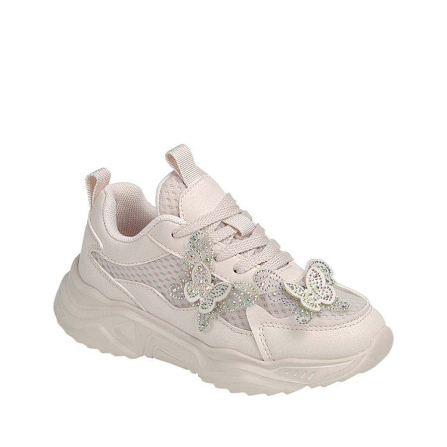 Glam Butterfly Kids Sneaker (BLUSH)