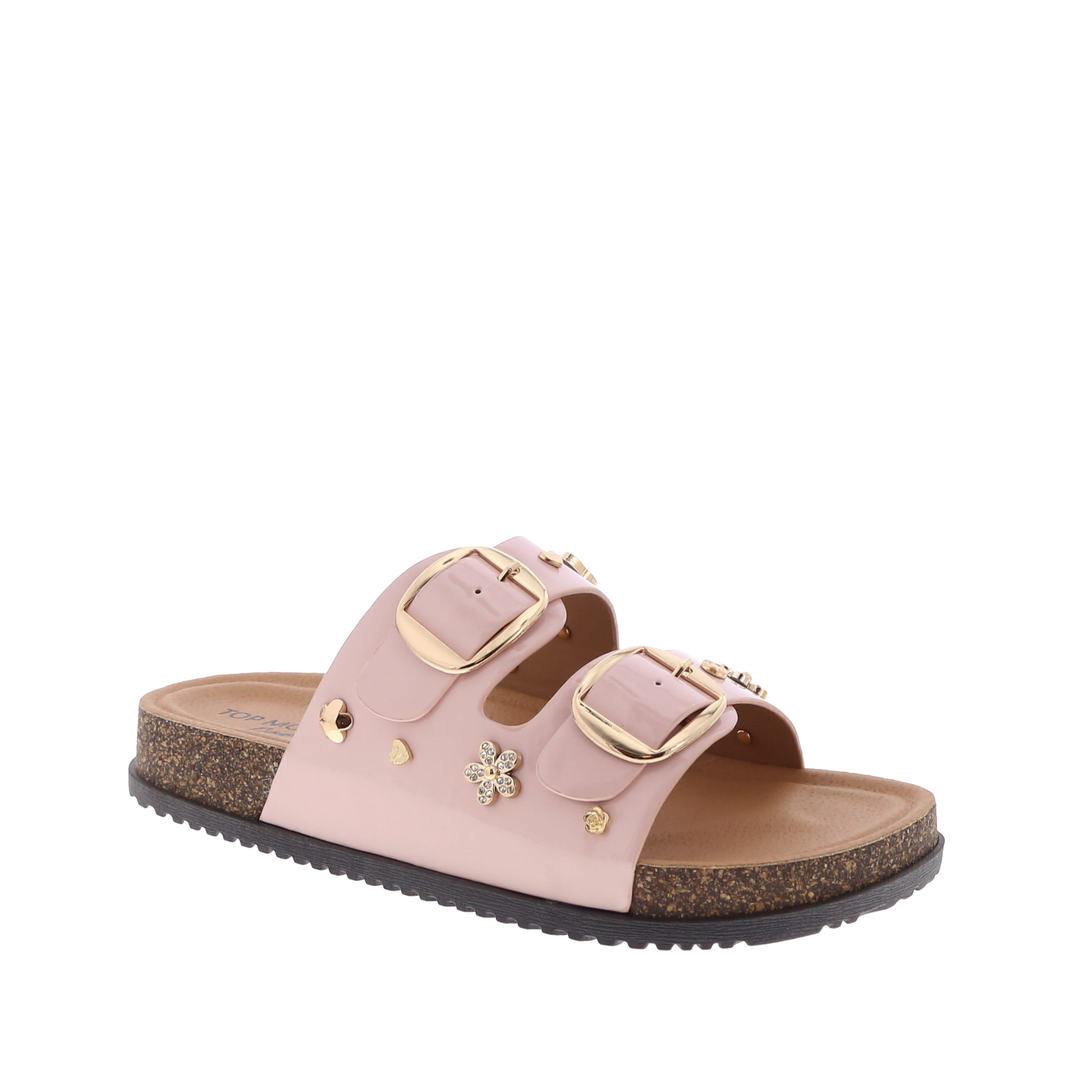 2Buckle Charm Casual Sandal (NUDE)