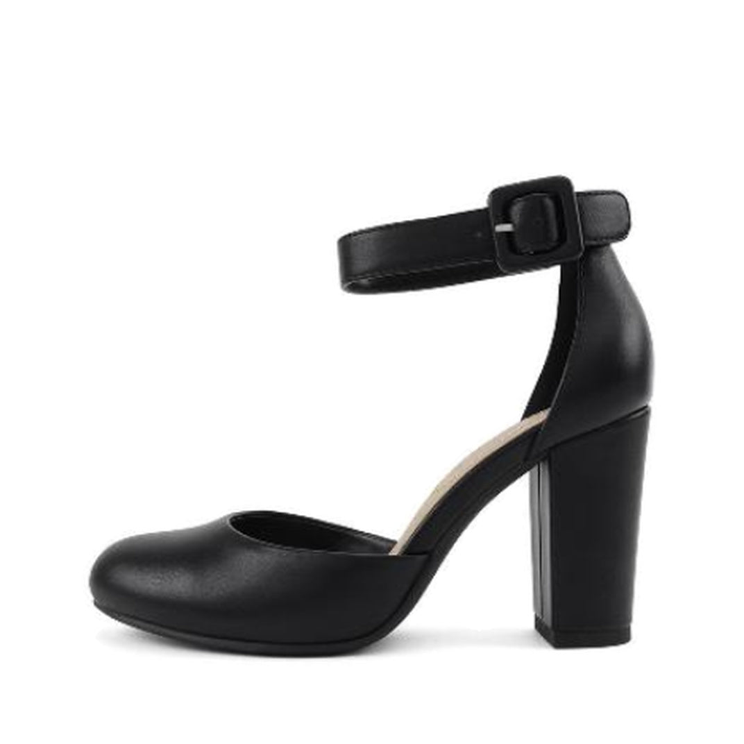 Ankle Strap Comfy Pump (BLACK)