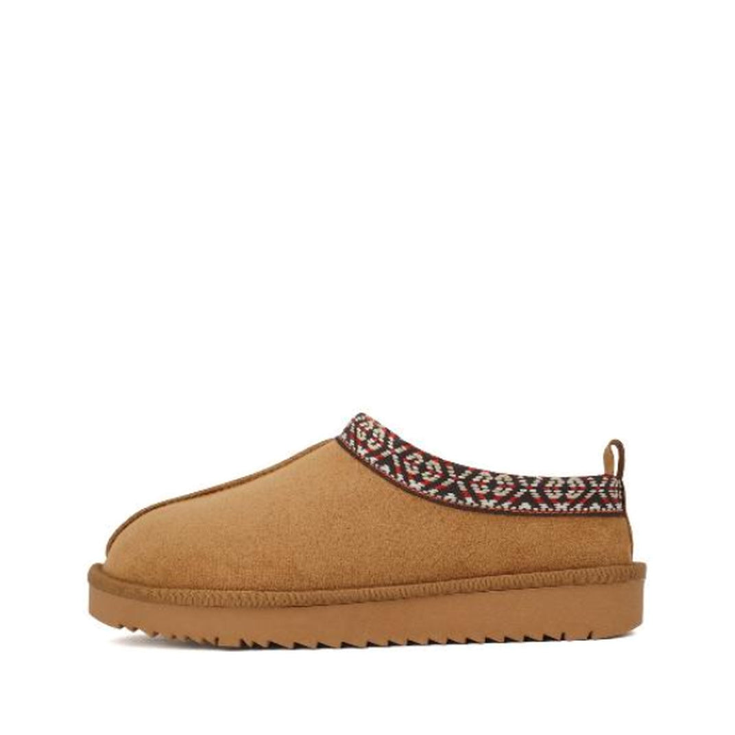 Tribal Lined Clog Slipper (TAN)
