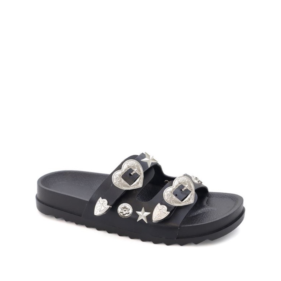 Western Buckle Kids Waterproof Sandal (BLACK)
