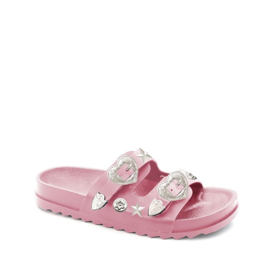 Western Buckle Kids Waterproof Sandal (PINK)