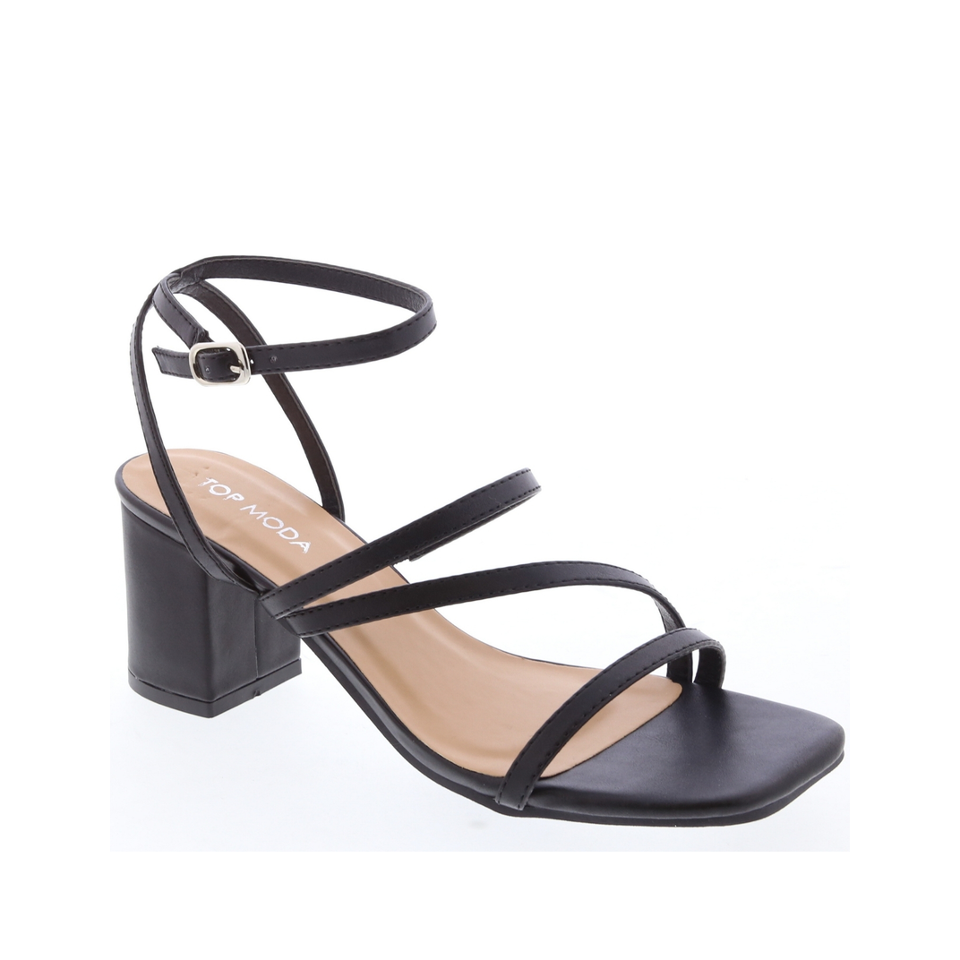 3Strap Dressy Sandal (BLACK)