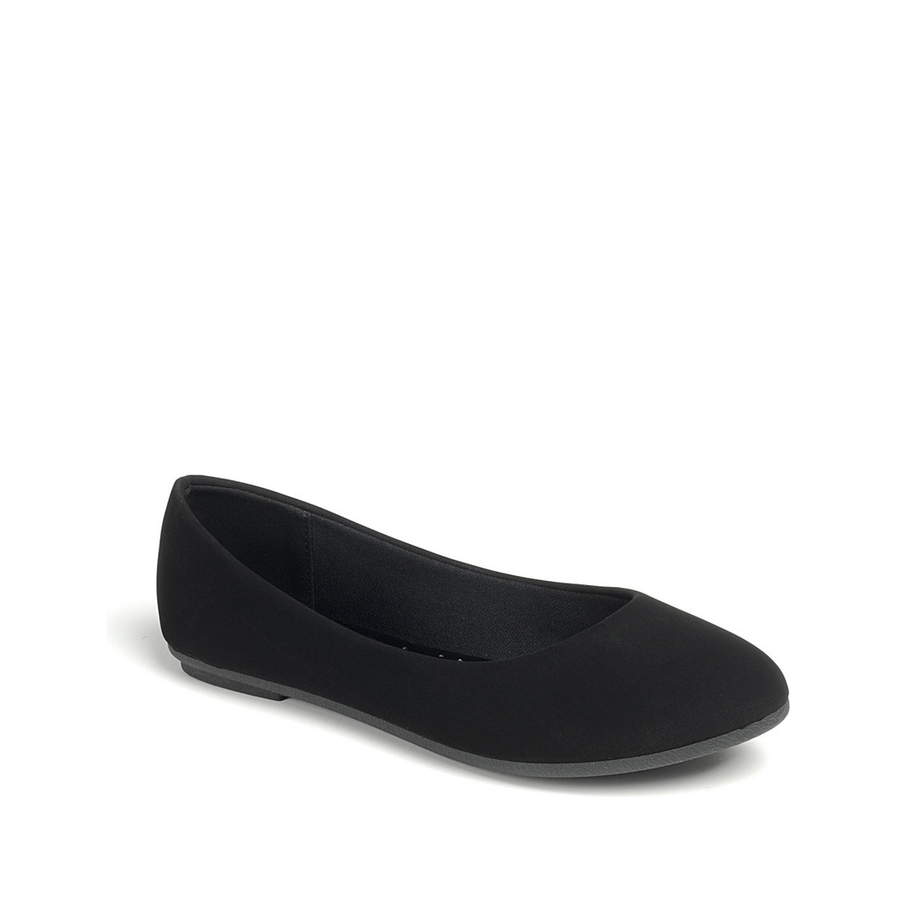 Classic Wide-Fit Flat (BLACK)