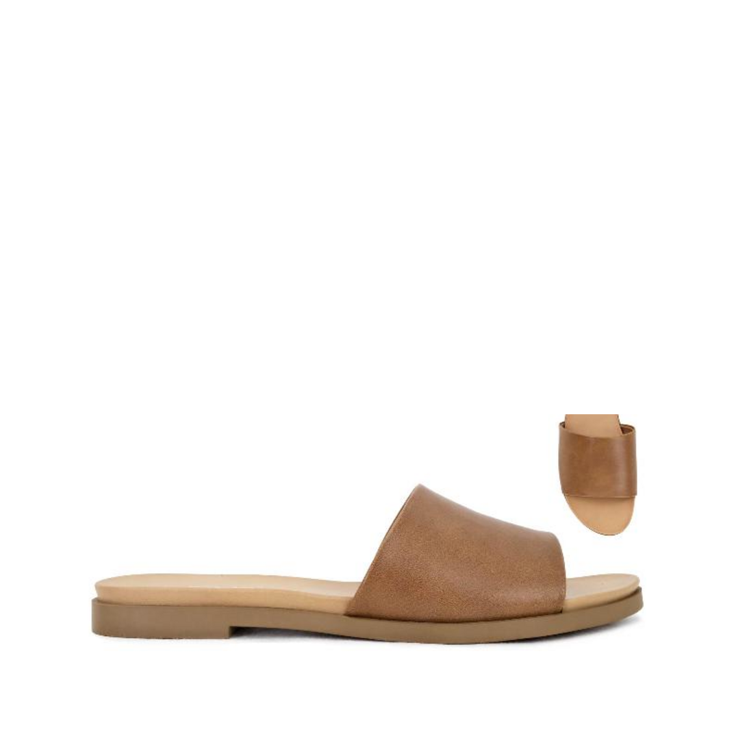 Comfy Everyday Sandal Slide (TAN)