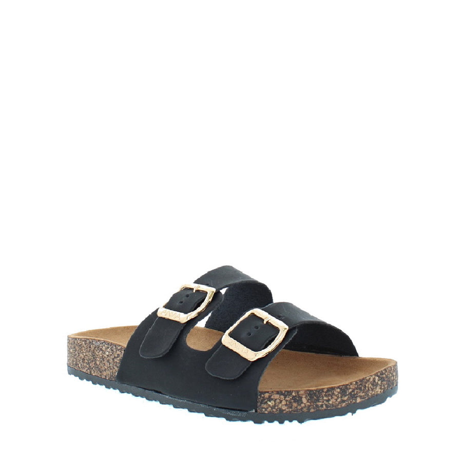 2Buckle Kids Casual Sandal (BLACK)
