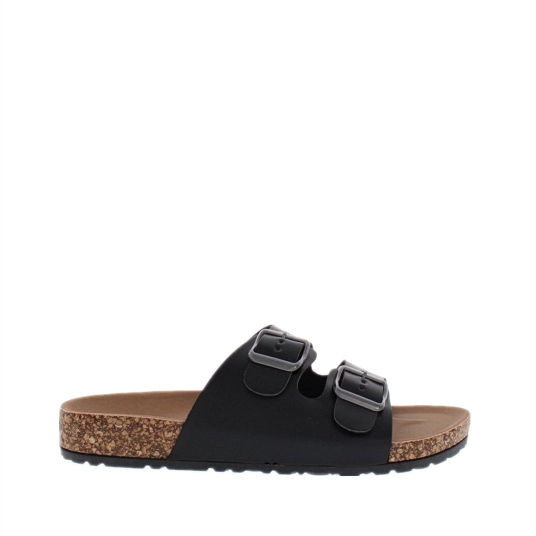 2Buckle Casual Sandal (BLACK)