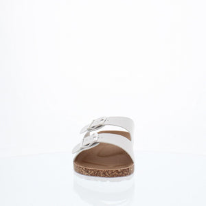 2Buckle Casual Sandal (WHITE)