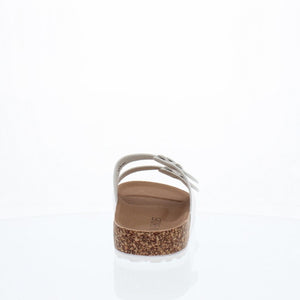 2Buckle Casual Sandal (WHITE)