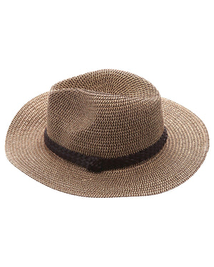 Two Tone Panama Summer Hat (NATURAL)