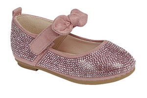Toddler Bow Flat/RS (PINK)