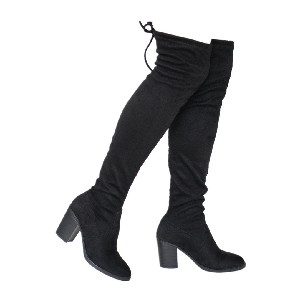 Suede Over the Knee Boot OTK