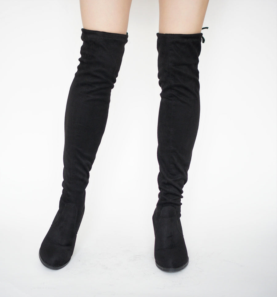 Suede Over the Knee Boot OTK