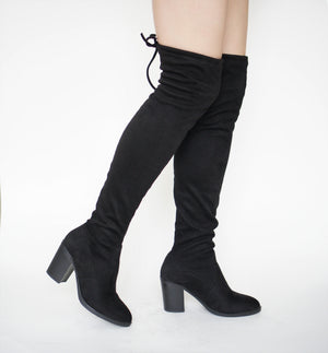 Suede Over the Knee Boot OTK