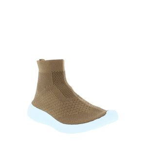 Slip On Sock Sneaker (KHAKI)