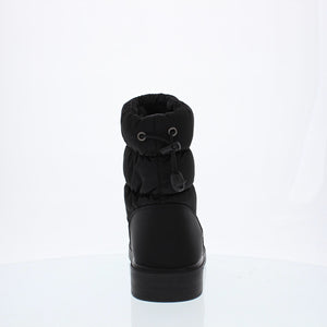 Puffer Nylon Snow Boot (BLACK)